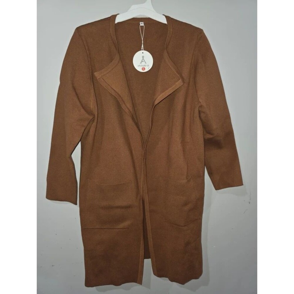 Anrabess Womens Cardigan Sweater Open Front